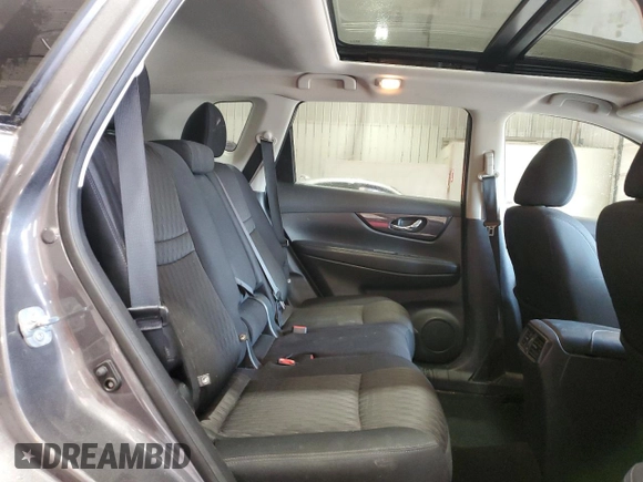 2017 Nissan Rogue SV with VIN 5N1AT2MV5HC740744, listed as a Copart auction lot 60553305 with 108,241 mi miles and Salvage title. Bid and sale history available at DreamBid. Image 11.