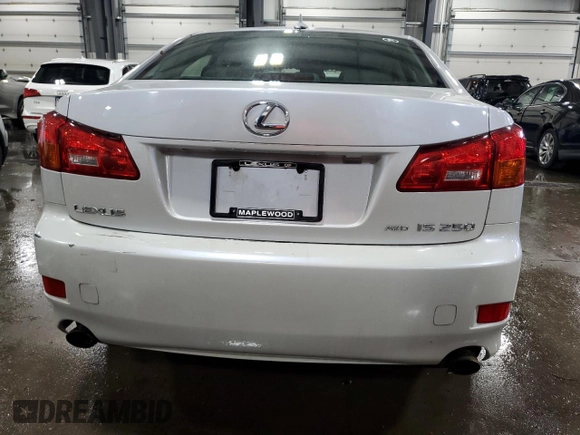 2008 Lexus IS 250 z VIN JTHCK262282025864, wystawiony jako Copart lot #56234545 z przebiegiem Nie podano mil oraz Czysty tytuł • Clean title. Historia ofert i sprzedaży dostępna na DreamBid. Obrazek 6.
