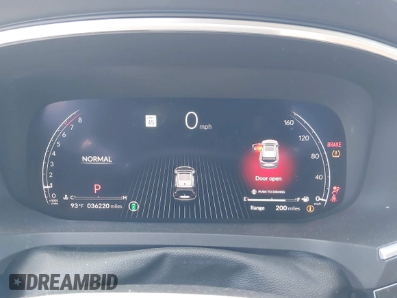 2023 Acura MDX Technology with VIN 5J8YD9H4XPL005963, listed as a IAAI auction lot 42325583 with 36,220 mi miles and . Bid and sale history available at DreamBid. Image 7.