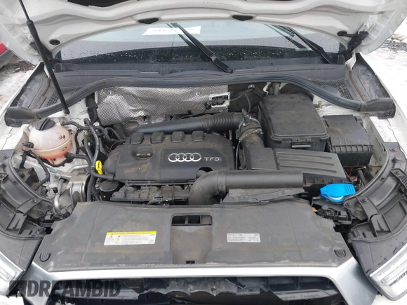 2017 Audi Q3 Premium z VIN WA1BCCFS4HR016424, wystawiony jako IAAI lot #41627278 z przebiegiem 60 028 mil mil oraz . Historia ofert i sprzedaży dostępna na DreamBid. Obrazek 10.