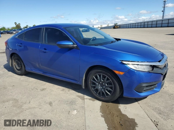 2017 Honda Civic LX with VIN 2HGFC2F5XHH537127, listed as a Copart auction lot 49743925 with 122,418 mi miles and Salvage Title. Bid and sale history available at DreamBid. Image 4.