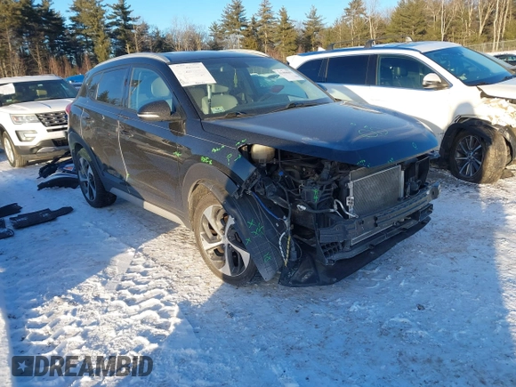 2017 Hyundai Tucson Sport with VIN KM8J3CA27HU410971, listed as a IAAI auction lot 41468401 with 115,080 mi miles and . Bid and sale history available at DreamBid. Image 1.