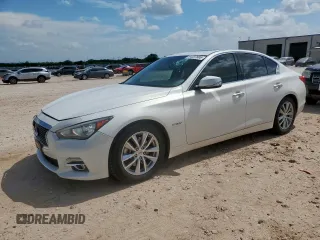 2014 Infiniti Q50 Hybrid Premium с VIN JN1AV7AP3EM690582, выставлен на аукционе Copart как лот 64337565 с пробегом 95 467 миль миль и Списание • Salvage title. История ставок и продаж доступна на DreamBid. Изображение 1.