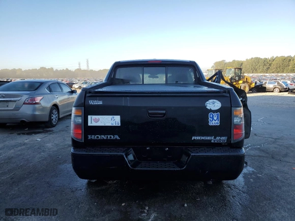 2008 Honda Ridgeline RTL with VIN 2HJYK16518H535296, listed as a Copart auction lot 72378094 with 356,678 mi miles and Salvage Title. Bid and sale history available at carsss.com. Image 6.