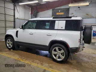 2024 Land Rover Defender S with VIN SALEJ7EX4R2283949, listed as a Copart auction lot 83841744 with 9,824 mi miles and Salvage title. Bid and sale history available at DreamBid. Image 2.