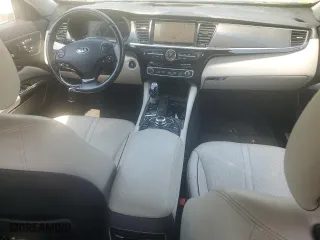 2015 Kia K900 Luxury with VIN KNALW4D48F6019608, listed as a Copart auction lot 61277354 with 94,038 mi miles and Salvage Title. Bid and sale history available at carsss.com. Image 8.