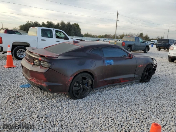 2019 Chevrolet Camaro 1SS with VIN 1G1FF1R76K0126566, listed as a Copart auction lot 82522584 with 0 mi miles and Salvage Title. Bid and sale history available at carsss.com. Image 3.