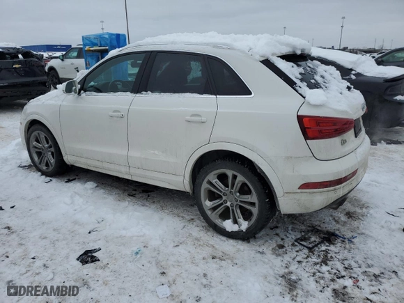 2016 Audi Q3 Premium Plus with VIN WA1EFCFS8GR001816, listed as a Copart auction lot 46091985 with 75,796 mi miles and Clean Title. Bid and sale history available at carsss.com. Image 2.