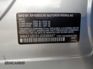 2018 BMW 7 Series 740e xDrive iPerformance with VIN WBA7J2C51JG938447, listed as a Copart auction lot 63021064 with 81,105 mi miles and Salvage Title. Bid and sale history available at carsss.com. Image 13.