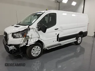 2024 Ford Transit Cargo with VIN 1FTBR1Y88RKA33375, listed as a Copart auction lot 77019444 with 7,771 mi miles and Clean Title. Bid and sale history available at DreamBid. Image 1.