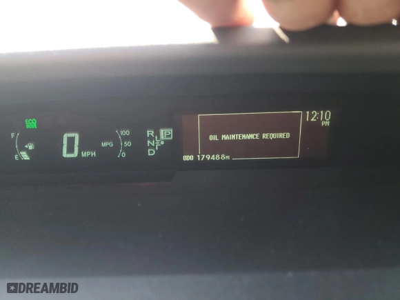 2011 Toyota Prius I with VIN JTDKN3DU7B1407092, listed as a Copart auction lot 87689245 with 179,488 mi miles and Salvage Title. Bid and sale history available at carsss.com. Image 9.