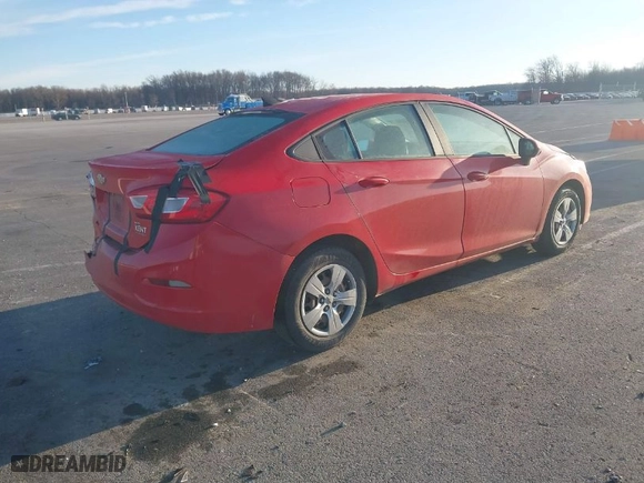 2018 Chevrolet Cruze LS with VIN 1G1BC5SM2J7179530, listed as a IAAI auction lot 41835912 with 91,700 mi miles. Bid and sale history available at carsss.com. Image 4.