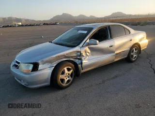 2002 Acura TL with VIN 19UUA56622A001690, listed as a Copart auction lot 71303934 with 158,297 mi miles and Salvage Title. Bid and sale history available at carsss.com. Image 1.