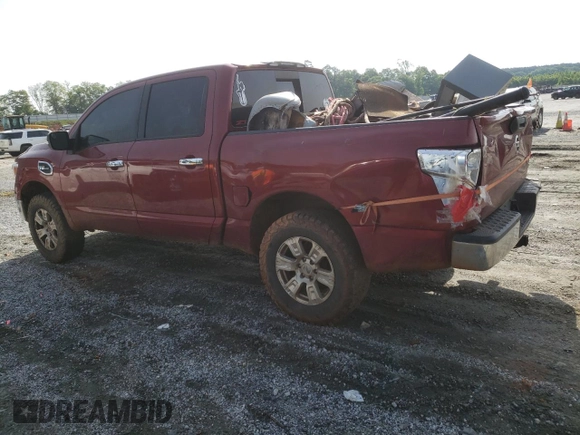 2017 Nissan Titan SV with VIN 1N6AA1EJ8HN573992, listed as a Copart auction lot 57311915 with 216,138 mi miles and Clean title. Bid and sale history available at DreamBid. Image 2.