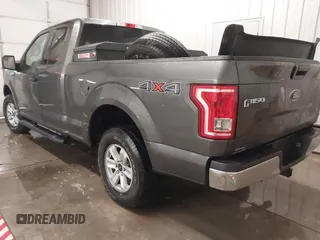 2017 Ford F-150 XL with VIN 1FTEX1E82HFB75381, listed as a IAAI auction lot 41583133 with 40,675 mi miles. Bid and sale history available at carsss.com. Image 3.