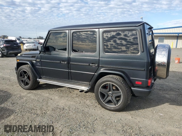 2016 Mercedes-Benz G-Class AMG G 63 with VIN WDCYC7DF9GX255095, listed as a Copart auction lot 46145585 with 78,847 mi miles and Salvage Title. Bid and sale history available at carsss.com. Image 2.