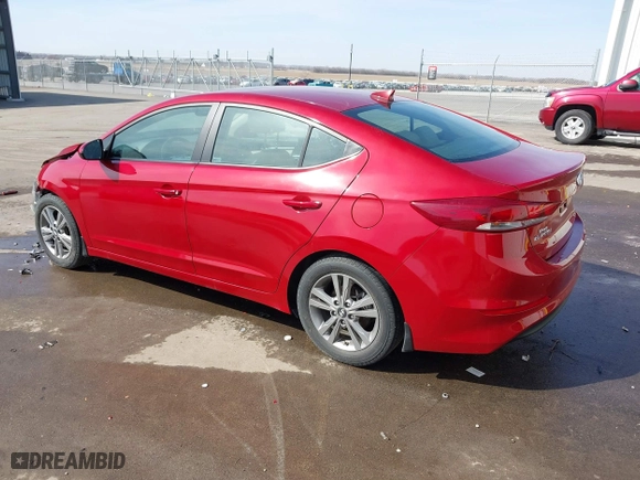 2018 Hyundai Elantra Value Edition with VIN KMHD84LF3JU657009, listed as a IAAI auction lot 41780491 with 65,855 mi miles. Bid and sale history available at carsss.com. Image 3.