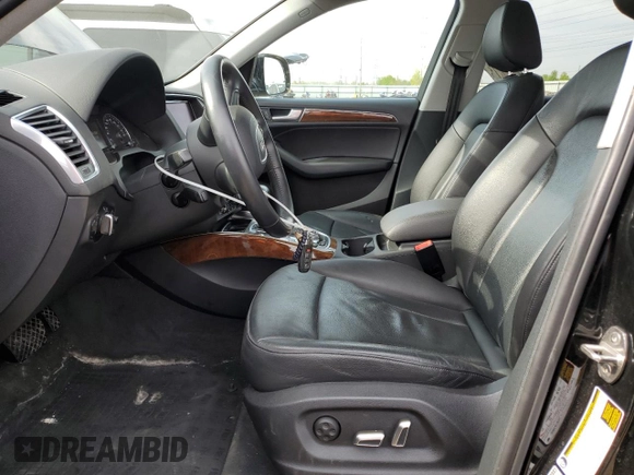 2017 Audi Q5 Premium Plus with VIN WA1L2AFPXHA016207, listed as a Copart auction lot 55445805 with 93,467 mi miles and Salvage title. Bid and sale history available at DreamBid. Image 7.