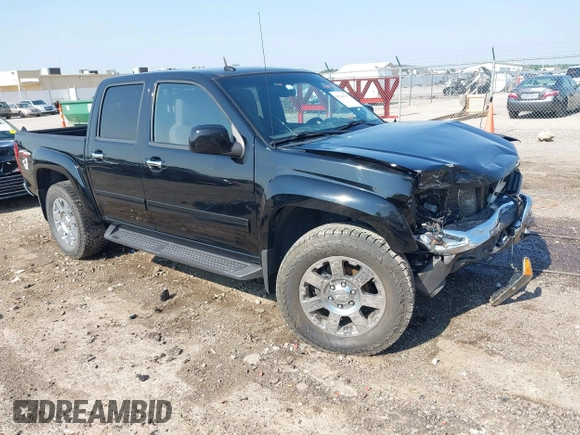 2012 GMC Canyon SLE2 with VIN 1GTH6PFE4C8156674, listed as a IAAI auction lot 42446335 with 130,464 mi miles and . Bid and sale history available at DreamBid. Image 1.