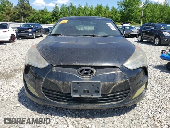 2012 Hyundai Veloster w/Black Int with VIN KMHTC6AD4CU061160, listed as a Copart auction lot 54139415 with 124,468 mi miles and Clean title. Bid and sale history available at DreamBid. Image 5.