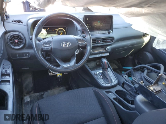 2022 Hyundai Kona N Line with VIN KM8K3CA39NU755119, listed as a Copart auction lot 87540755 with 37,020 mi miles and Clean Title. Bid and sale history available at carsss.com. Image 8.