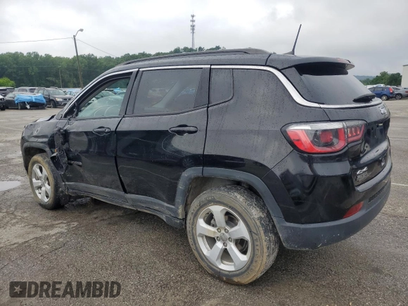 2018 Jeep Compass Altitude with VIN 3C4NJDBB7JT355356, listed as a Copart auction lot 60086775 with 88,790 mi miles and Salvage title. Bid and sale history available at DreamBid. Image 2.