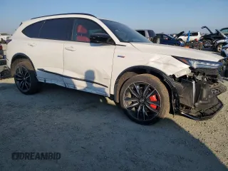 2024 Acura MDX Type S w/Advance Package with VIN 5J8YD8H83RL001172, listed as a Copart auction lot 42993295 with 16,779 mi miles and Salvage Title. Bid and sale history available at carsss.com. Image 4.