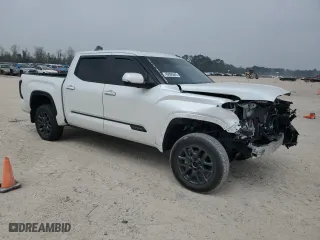 2024 Toyota Tundra 4WD Platinum with VIN 5TFNA5DBXRX232119, listed as a Copart auction lot 49095685 with 8,456 mi miles and Salvage Title. Bid and sale history available at carsss.com. Image 4.