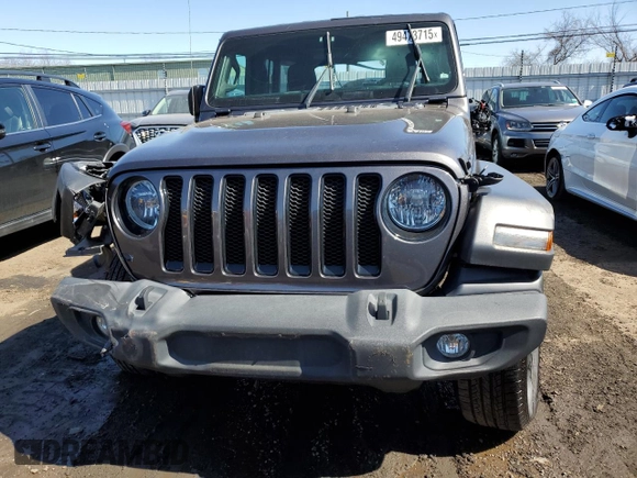 2020 Jeep Wrangler Unlimited Willys with VIN 1C4HJXDN6LW116397, listed as a Copart auction lot 49473715 with 54,981 mi miles and Salvage title. Bid and sale history available at DreamBid. Image 5.
