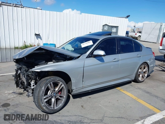 2014 BMW 3 Series 335i with VIN WBA3A9G59ENS64793, listed as a IAAI auction lot 41746865 with 93,899 mi miles. Bid and sale history available at carsss.com. Image 2.