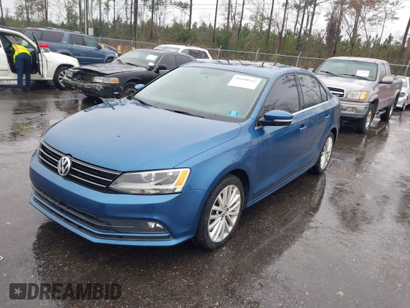 2015 Volkswagen Jetta Sedan 1.8T SE w/Connectivity with VIN 3VWD07AJ9FM329266, listed as a IAAI auction lot 41608542 with 150,476 mi miles. Bid and sale history available at carsss.com. Image 2.