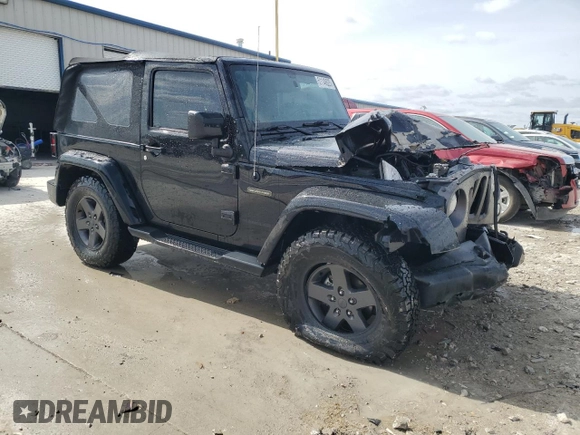 2016 Jeep Wrangler Sport with VIN 1C4AJWAG6GL196891, listed as a Copart auction lot 51148825 with 128,245 mi miles and Salvage Title. Bid and sale history available at carsss.com. Image 4.