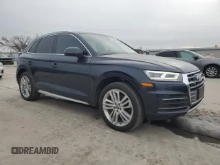 2019 Audi Q5 Premium Plus with VIN WA1BNAFY7K2033026, listed as a Copart auction lot 45955385 with 16,657 mi miles and Salvage Title. Bid and sale history available at carsss.com. Image 4.