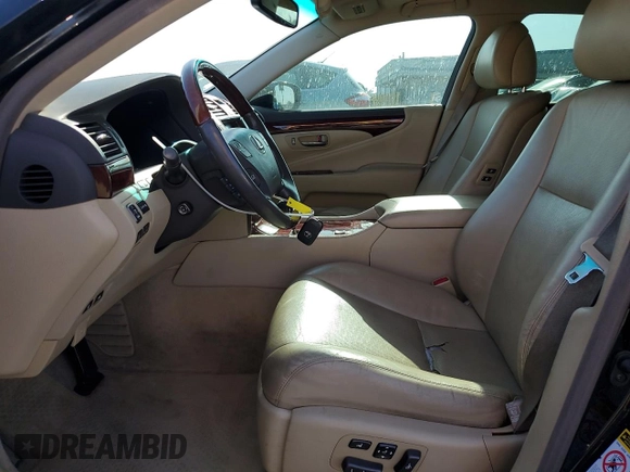 2007 Lexus LS 460 with VIN JTHBL46F275048355, listed as a Copart auction lot 62407725 with 206,881 mi miles and Clean title. Bid and sale history available at DreamBid. Image 7.