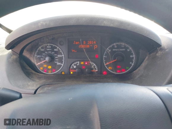 2015 Ram ProMaster Cargo with VIN 3C6TRVDG5FE501111, listed as a IAAI auction lot 42210016 with 208,038 mi miles. Bid and sale history available at carsss.com. Image 7.