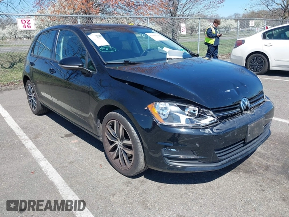 2017 Volkswagen Golf S with VIN 3VW217AU5HM060152, listed as a IAAI auction lot 41985215 with 109,278 mi miles and . Bid and sale history available at DreamBid. Image 1.