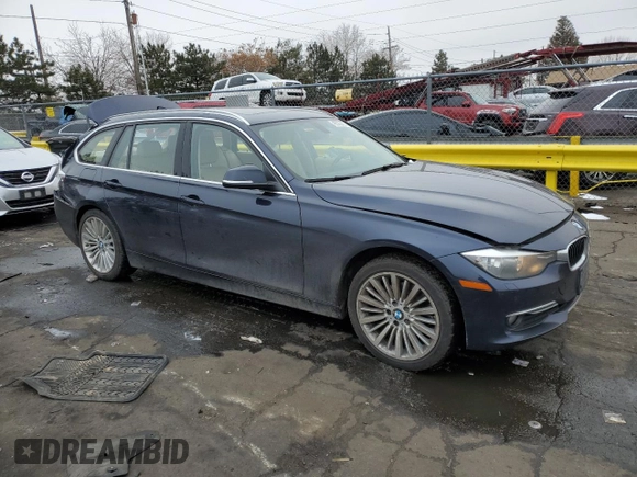 2014 BMW 3 Series 328d xDrive with VIN WBA3K5C52EK300109, listed as a Copart auction lot 45592635 with 103,538 mi miles and Salvage title. Bid and sale history available at DreamBid. Image 4.