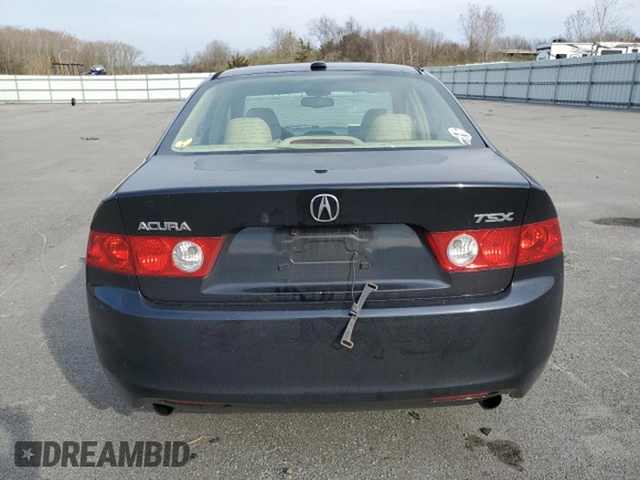 2005 Acura TSX with VIN JH4CL96875C025150, listed as a Copart auction lot 53422535 with 122,946 mi miles and Clean Title. Bid and sale history available at carsss.com. Image 6.