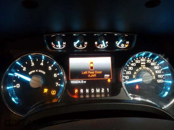 2011 Ford F-150 XLT with VIN 1FTFW1ET7BFB33212, listed as a Copart auction lot 48062245 with 163,204 mi miles and Salvage Title. Bid and sale history available at carsss.com. Image 9.