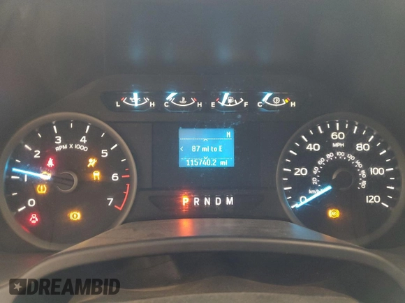 2020 Ford F-150 XL z VIN 1FTEW1C55LFA63257, wystawiony jako Copart lot #59329965 z przebiegiem 115 740 mil mil oraz Czysty tytuł • Clean title. Historia ofert i sprzedaży dostępna na DreamBid. Obrazek 9.
