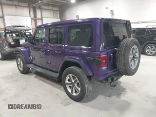 2023 Jeep Wrangler Sahara with VIN 1C4HJXEN9PW560958, listed as a IAAI auction lot 41980179 with 35,975 mi miles and . Bid and sale history available at DreamBid. Image 3.