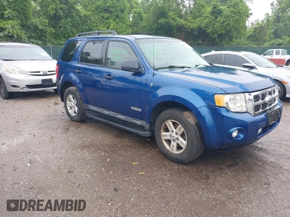 2008 Ford Escape Hybrid with VIN 1FMCU49H88KD64342, listed as a IAAI auction lot 42268501 with 190,000 mi miles and . Bid and sale history available at DreamBid. Image 1.