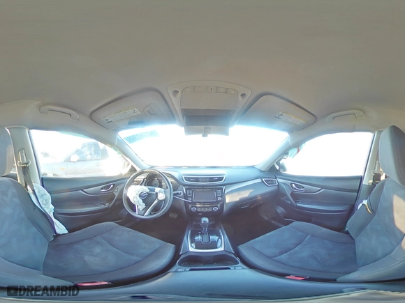 2015 Nissan Rogue SV with VIN KNMAT2MV1FP524299, listed as a Copart auction lot 50050395 with 192,568 mi miles and Salvage Title. Bid and sale history available at carsss.com. Image 14.