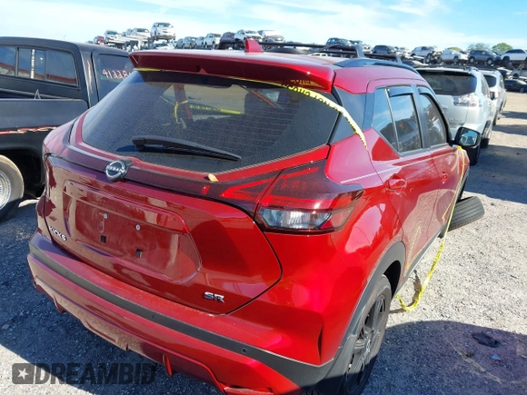 2024 Nissan Kicks SR with VIN 3N1CP5DV9RL529929, listed as a IAAI auction lot 41211464 with 7,695 mi miles and . Bid and sale history available at carsss.com. Image 4.