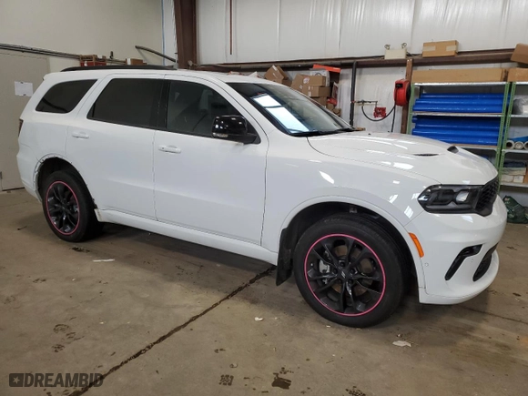 2024 Dodge Durango GT Plus with VIN 1C4RDJDG1RC111709, listed as a Copart auction lot 86215914 with NaN miles and Salvage Title. Bid and sale history available at carsss.com. Image 4.