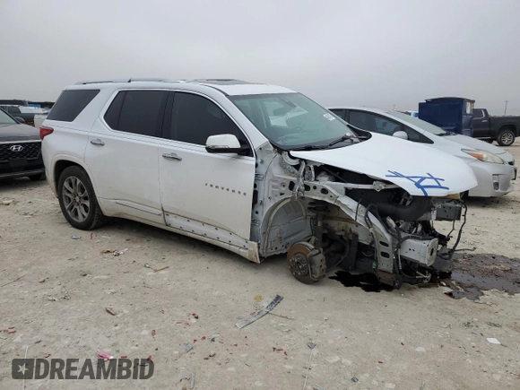 2019 Chevrolet Traverse Premier with VIN 1GNERKKW4KJ207990, listed as a Copart auction lot 44184775 with 116,405 mi miles and Salvage Title. Bid and sale history available at carsss.com. Image 4.