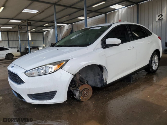 2018 Ford Focus SE with VIN 1FADP3F23JL297522, listed as a Copart auction lot 49119045 with 61,496 mi miles and Clean Title. Bid and sale history available at carsss.com. Image 1.