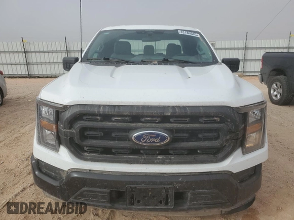 2023 Ford F-150 XL with VIN 1FTEX1CP0PKE02275, listed as a Copart auction lot 43186685 with 50,745 mi miles and Salvage title. Bid and sale history available at DreamBid. Image 5.