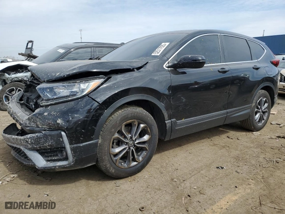 2020 Honda CR-V EX-L with VIN 2HKRW2H8XLH630806, listed as a Copart auction lot 52517925 with 56,883 mi miles and Non Repairable. Bid and sale history available at carsss.com. Image 1.