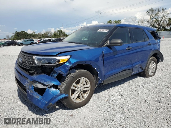 2022 Ford Explorer with VIN 1FMSK8BH8NGB59959, listed as a Copart auction lot 64299215 with 28,539 mi miles and Clean title. Bid and sale history available at DreamBid. Image 1.